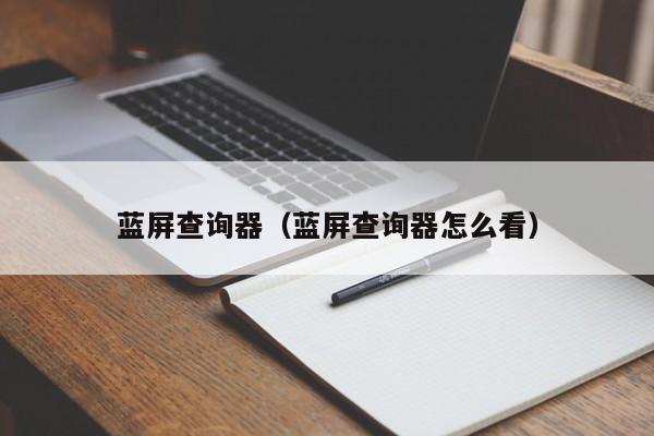 蓝屏查询器（蓝屏查询器怎么看）